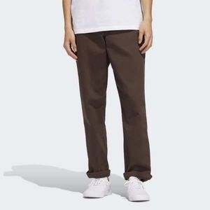 Men's Adidas Brown Striped Chino Pants 32x33